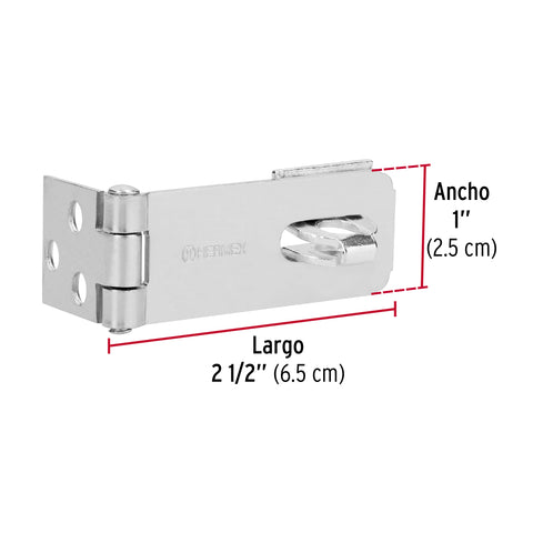 Portacandado de acero zincado 2-1/2', HERMEX | POCZ-250 | 43736