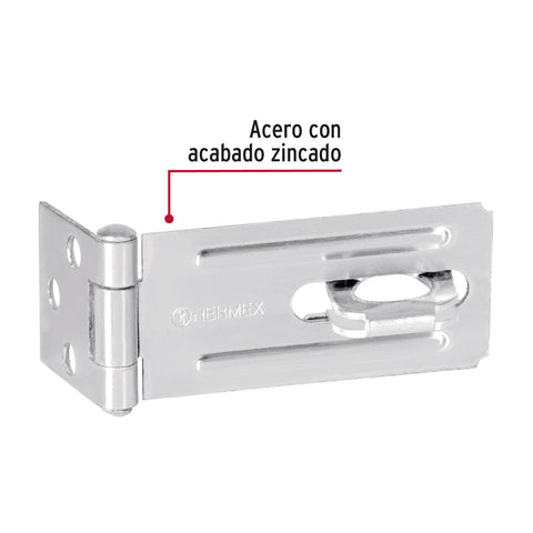 Portacandado de acero zincado 3-1/4', HERMEX | POCZ-325 | 43741