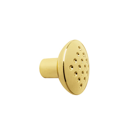 Perilla metálica estilo 'Contempo', latón brillante, HERMEX | PER-012 | 43806