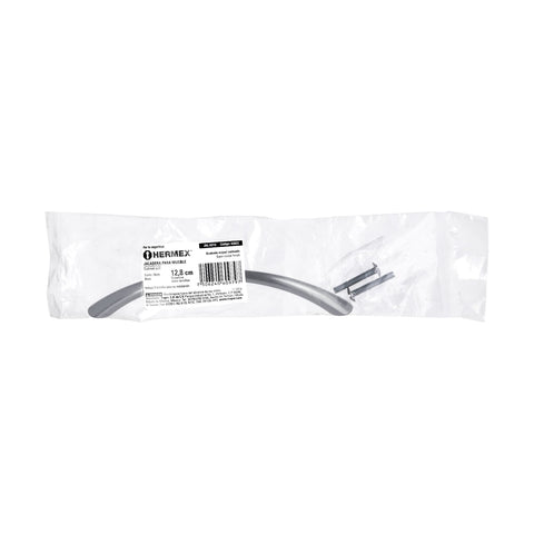 Jaladera de 128mm, línea Arco, níquel, HERMEX | JAL-0212 | 43823