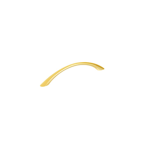 Jaladera de 128mm, línea Arco, latón brillante | JAL-0222 | 43825