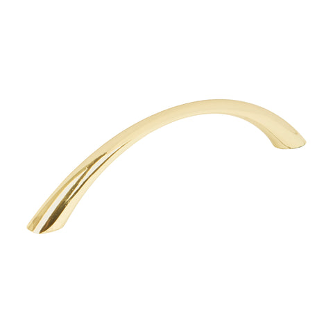 Jaladera de 96mm, línea Arco, latón brillante, HERMEX | JAL-0221 | 43826