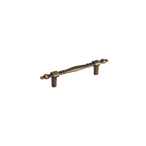 Jaladera metálica de 76 mm estilo 'Colonial', latón antiguo | JAL-0531 | 43837