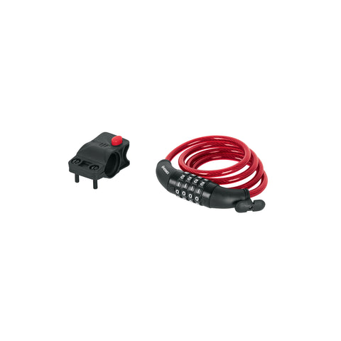Candado de cable con combinación, 8 mm X 1.0 m, HERMEX | CB-8C | 43924
