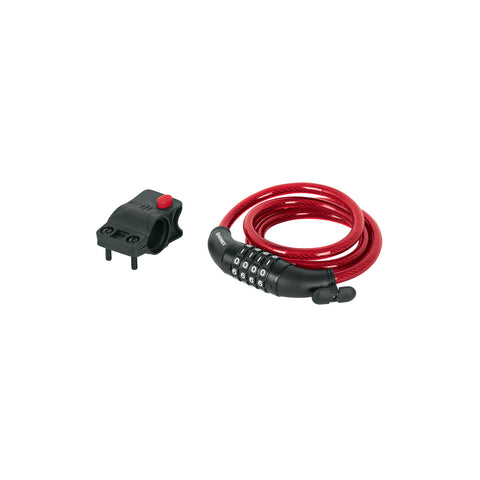 Candado de cable con combinación, 10 mm X 1.20 m, HERMEX | CB-10C | 43925