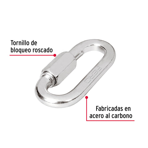 Bandola de acero de 1/2' con seguro, FIERO | BSE-1/2 | 44025
