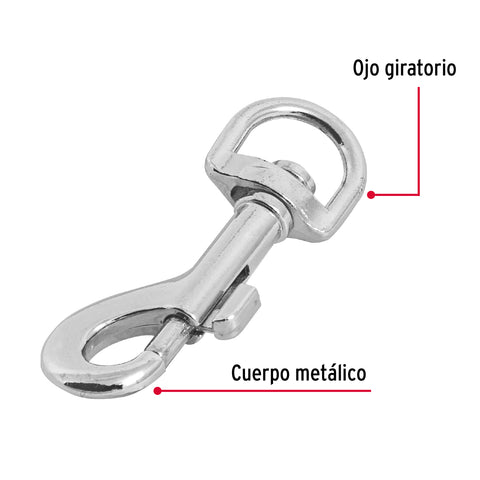 Bandola de zinc de 7/16' giratoria, FIERO | BDZ-2 | 44029