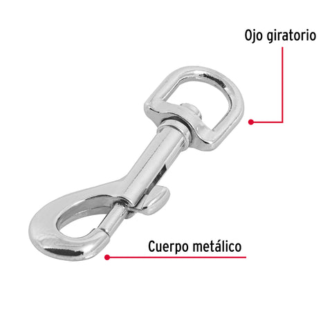 Bandola de zinc de 5/8' giratoria, FIERO | BDZ-3-1/2 | 44031