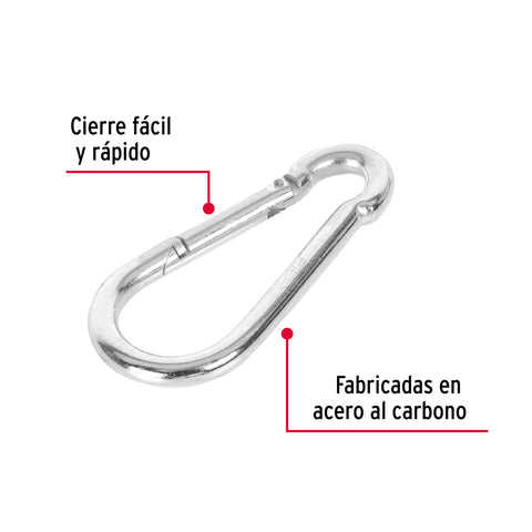 Bandola mosquetón de acero 1/2', FIERO | BMA-1/2 | 44041