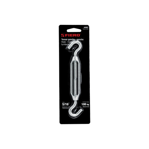 Tensor zinc 5/16' gancho-gancho, FIERO | TEN-5/16G | 44062
