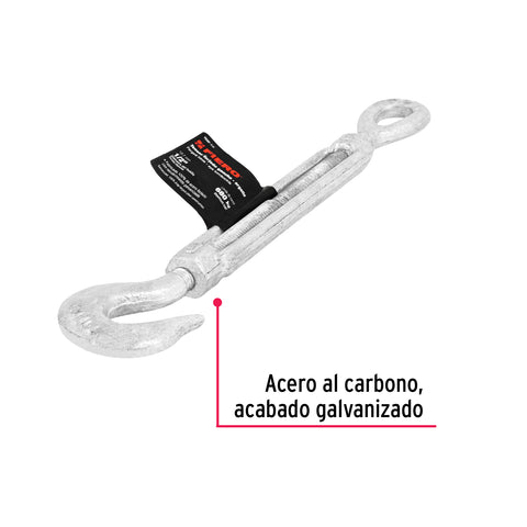 Tensor forjado 1/2' gancho-argolla, FIERO | TENF-1/2 | 44067