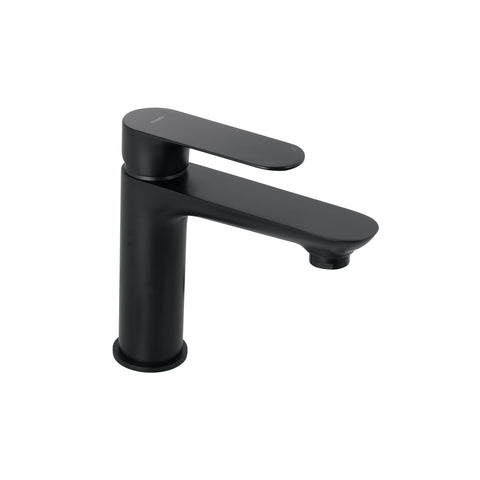 Monomando corto para lavabo, negro, FOSET RIVIERA | RIM-45M | 44089