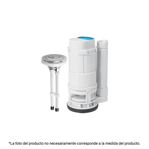 Válvula de descarga dual para EC One-Piece de 3' con botón | VW-210K | 44158
