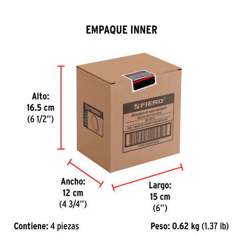 Bolsa c/5 abrazaderas sin fin reforzadas #32,1-9/16 - 2-1/2' | AB-32 | 44241