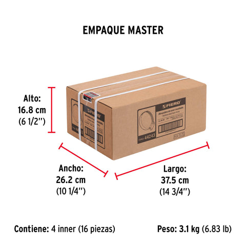 Bolsa c/5 abrazaderas sin fin reforzadas #40, 2-1/4 - 3' | AB-40 | 44243