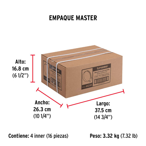 Bolsa c/5 abrazaderas sin fin reforzadas #48,2-9/16-3-1/2' | AB-48 | 44245