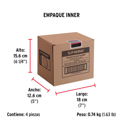 Bolsa c/5 abrazaderas sin fin reforzadas #48,2-9/16-3-1/2' | AB-48 | 44245