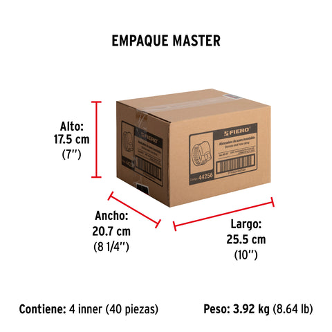 Bolsa c/10 abrazaderas mini sin fin reforzadas #7, 1/2 -7/8' | AB-07 | 44256