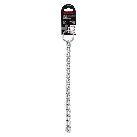 Collar de entrenamiento para perro, 55 cm, eslabón 3.5 mm | CACA-35 | 44292