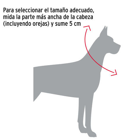 Collar de entrenamiento para perro, 60 cm, eslabón de 4 mm | CACA-40 | 44293