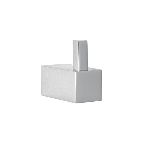Gancho sencillo para toallas, cromo, FOSET KUBO | KUA-73 | 44334