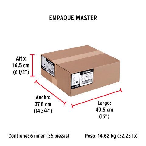 Bolsa con 100 pijas #10 x 2' multiusos, FIERO | PIJ-1050 | 44350