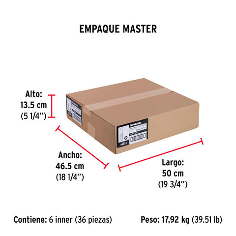 Bolsa con 100 pijas #10 x 2-1/2' multiusos, FIERO | PIJ-1063 | 44351