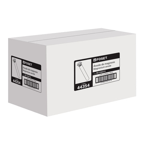 Ánodo de magnesio para calentador solar, 3/4', FOSET | R2-CALE-S | 44354