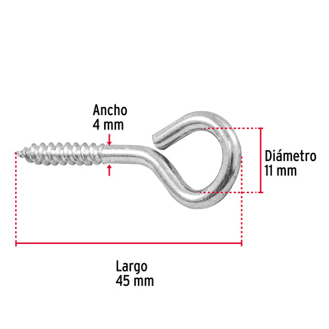 Bolsa con 144 armellas cerradas de 20 x 70, FIERO | AR-20C | 44373