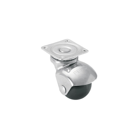 Rodaja esférica, 40 mm con placa, FIERO | RO-40P | 44390