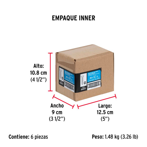 Bolsa con 200 pijas para lámina, #8 x 3/8', FIERO | PILA-8X3/8 | 44411