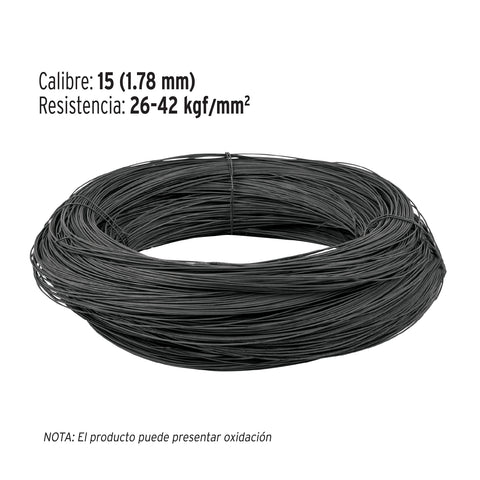 Kilo de alambre recocido calibre 15 en rollo de 20 kg, FIERO | ALRE-160 | 44457