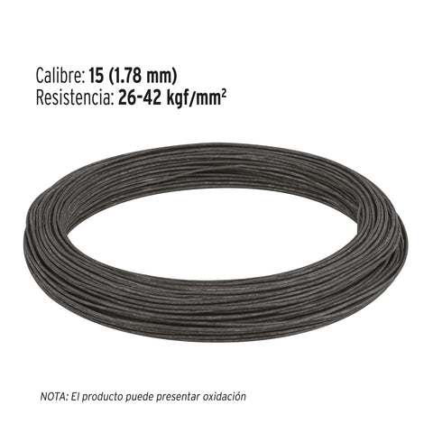 Kilo de alambre recocido calibre 15 en rollo de 1 kg, FIERO | ALRE-151 | 44458