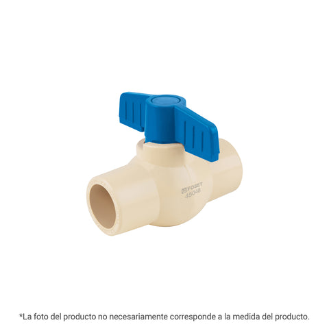 Válvula de esfera CPVC, 2', FOSET | CPVC-ES-2 | 44463