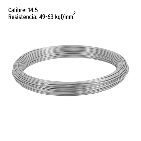 Kilo de alambre galvanizado, calibre 14.5, FIERO | ALG-145 | 44466