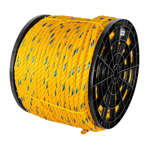 Kilo de cuerda amarilla de polipropileno 19mm, carrete 30kg | CUE-19K | 44491