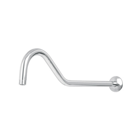 Brazo de 50 cm y chapetón tipo gancho para regadera, AERO | BCH-720 | 44508