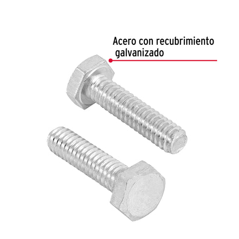 Bolsa con 100 tornillos 1/4' x 1' tipo máquina, FIERO | TORM-1/4X1 | 44558