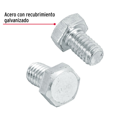 Bolsa con 100 tornillos 5/16' x 1/2' tipo máquina, FIERO | TORM-5/16X1/2 | 44564