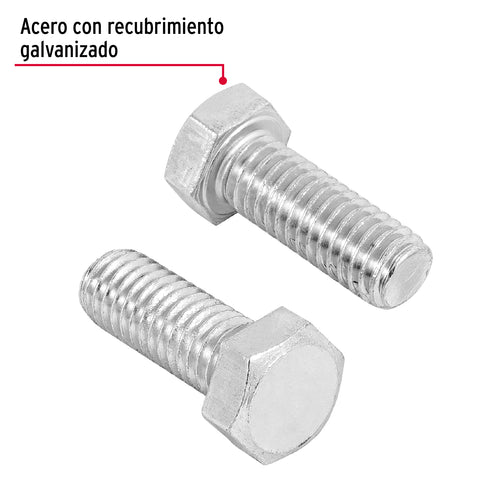 Bolsa con 40 tornillos 3/8' x 1' tipo máquina, FIERO | TORM-3/8X1 | 44575