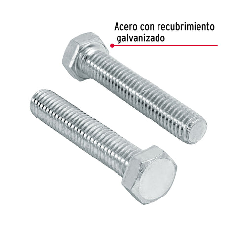 Bolsa con 60 tornillos 3/8' x 2' tipo máquina, FIERO | TORM-3/8X2 | 44578