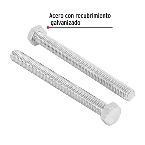 Bolsa con 30 tornillos 3/8' x 4' tipo máquina, FIERO | TORM-3/8X4 | 44582