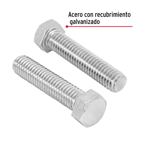 Bolsa con 20 tornillos 7/16' x 3-1/2' tipo máquina, FIERO | TORM-7/16X3-1/2 | 44589