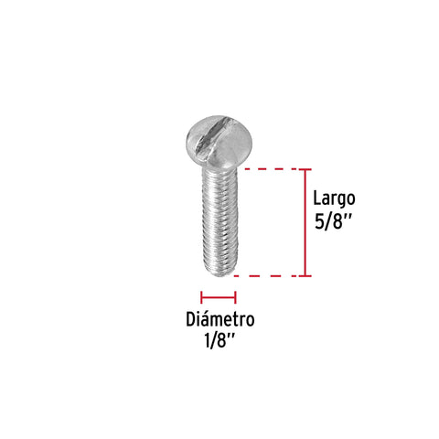 Bolsa con 600 tornillos 1/8' x 5/8' tipo estufa, FIERO | TORE-1/8X5/8 | 44600