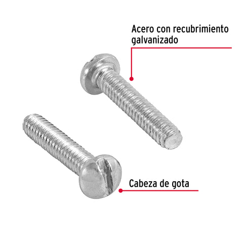 Bolsa con 600 tornillos 1/8' x 5/8' tipo estufa, FIERO | TORE-1/8X5/8 | 44600