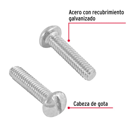 Bolsa con 350 tornillos 5/32' x 3/4' tipo estufa, FIERO | TORE-5/32X3/4 | 44608