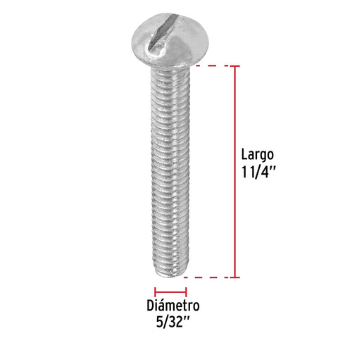 Bolsa con 250 tornillos 5/32' x 1-1/4' tipo estufa, FIERO | TORE-5/32X1-1/4 | 44610