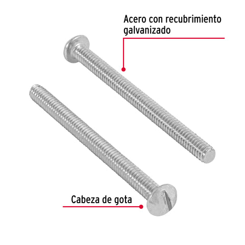 Bolsa con 150 tornillos 5/32' x 2' tipo estufa, FIERO | TORE-5/32X2 | 44612