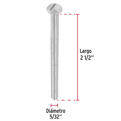 Bolsa con 150 tornillos 5/32' x 2-1/2' tipo estufa, FIERO | TORE-5/32X2-1/2 | 44613