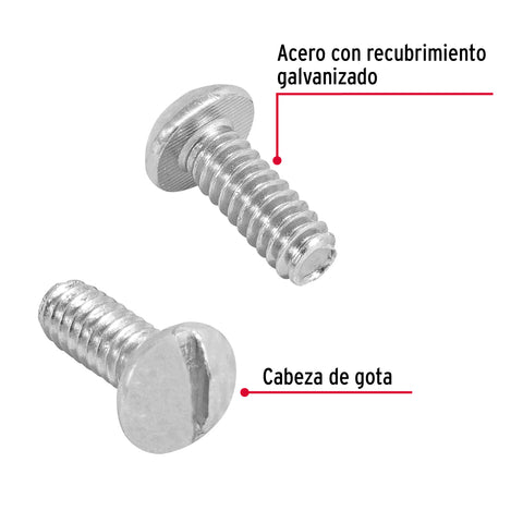Bolsa con 300 tornillos 3/16' x 1/2' tipo estufa, FIERO | TORE-3/16X1/2 | 44614